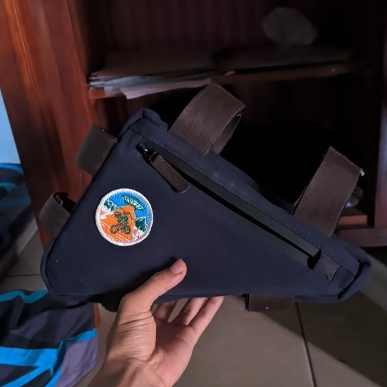 tas frame sepeda segitiga