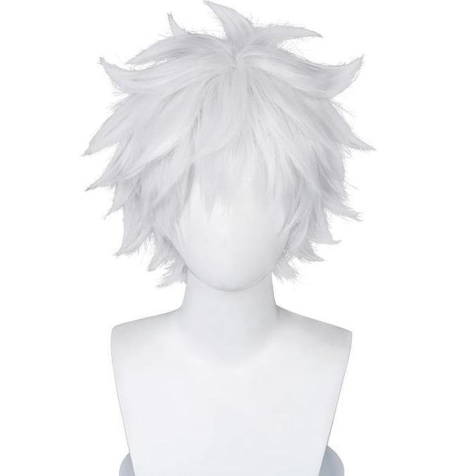 Wig Gojo Satoru Wig Anime Rambut Gojo Satoru Cosplay Anime Jujutsu Kaisen