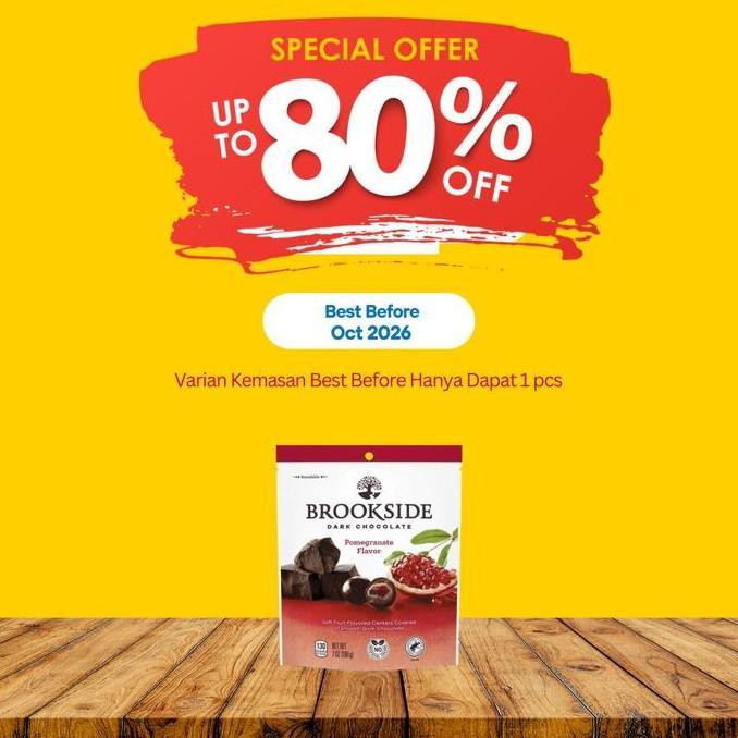 Brookside Dark Chocolate - cokelat brookside impor usa aneka rasa