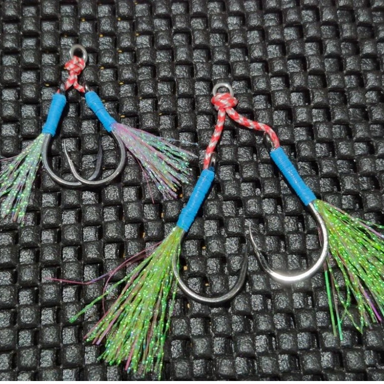 Kail Pancing Assist Hook / Double Hook Metal Jig