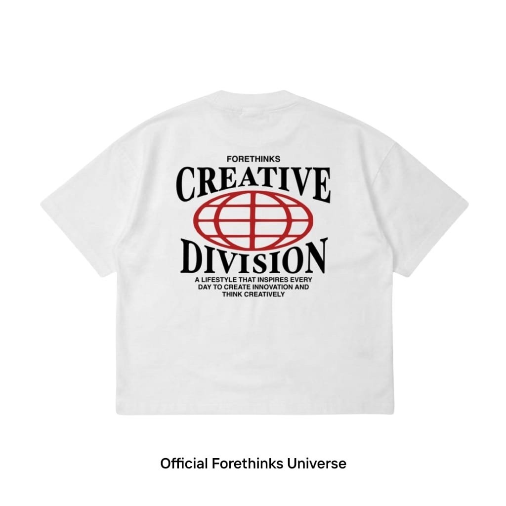 FORETHINKS // T-shirt Boxy Oversized Kaos Creative Division