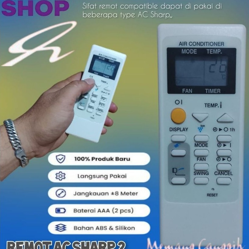 REMOT AC SHARP 2 / REMOT AC SHARP COMPATIBLE