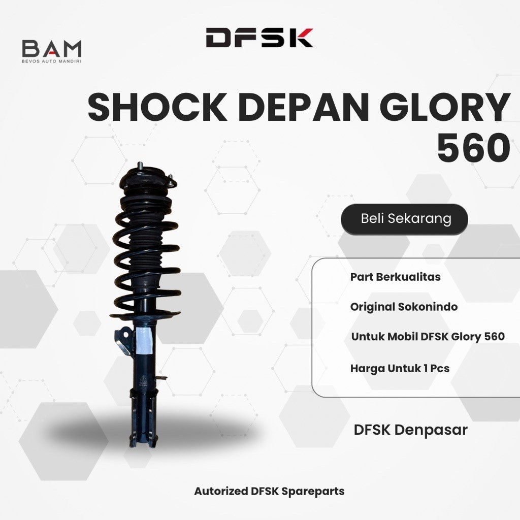 Shock Depan Original DFSK Glory 560 - Genuine Part DFSK