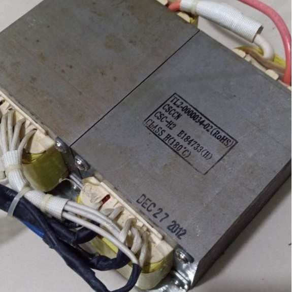 trapo trafo bekas UPS 3000va 2.7kw buat inverter yang 48V 12x4