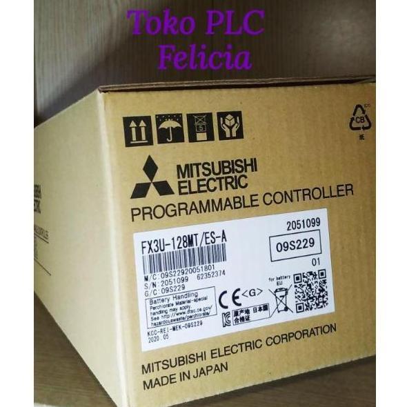 HARGA DISC - PLC MITSUBISHI FX3U-128MT/ES-A ORIGINAL FX3U-128MT/ES-A PLC Mitsubishi FX3U128MTESA FX3