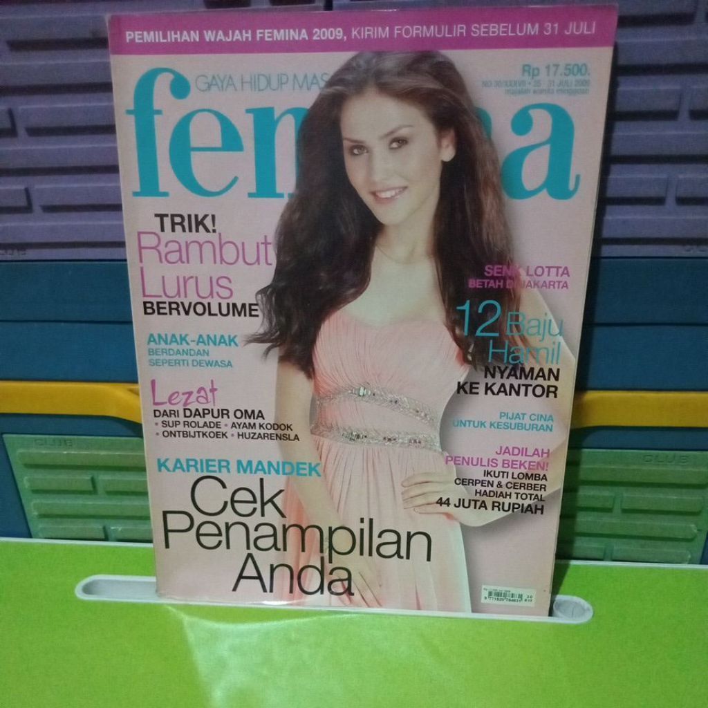 MAJALAH FEMINA NO 30 EDISI JULI 2009 (BEKAS)