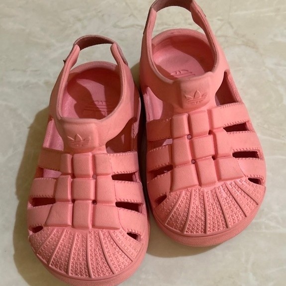 ADIDAS Superstar Kids Preloved Rubber Pink Ukuran 23