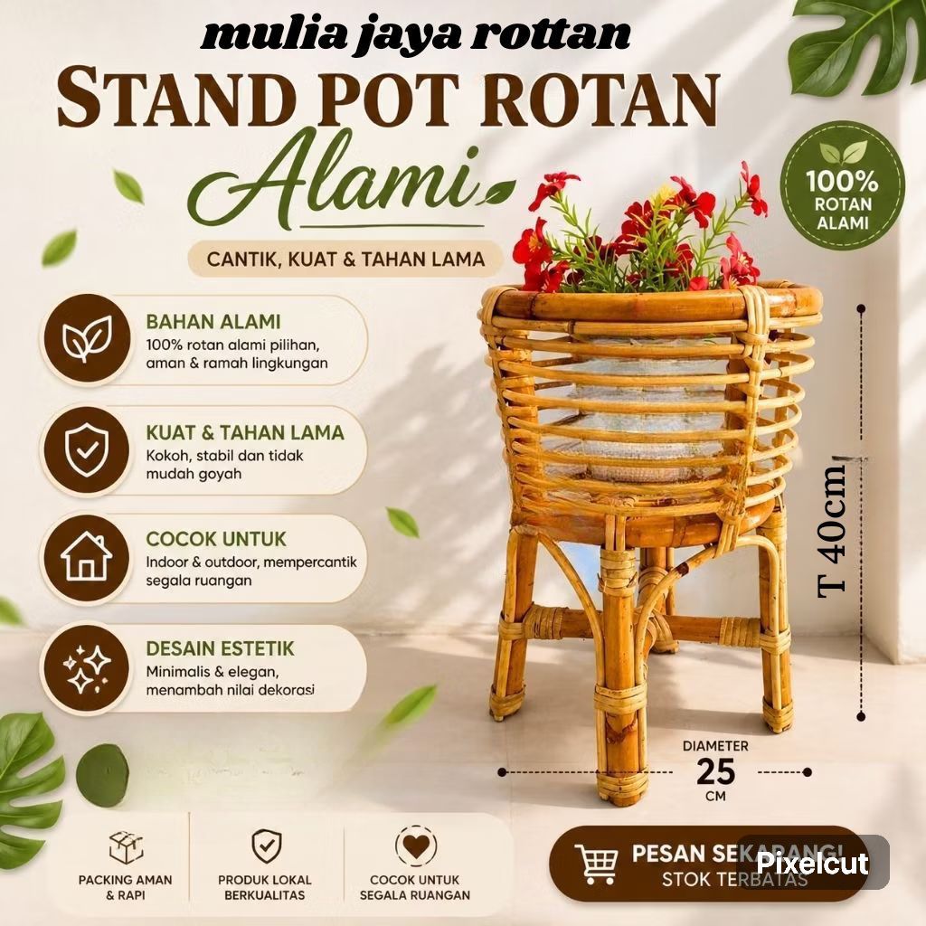 Standing pot 40cm