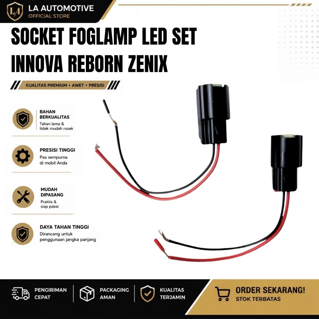 SOCKET FOGLAMP LED SET INNOVA REBORN ZENIX