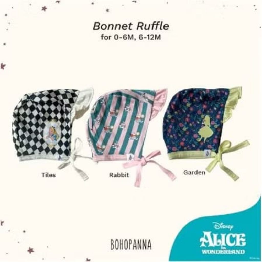 BOHOPANNA BONNET RUFFLE