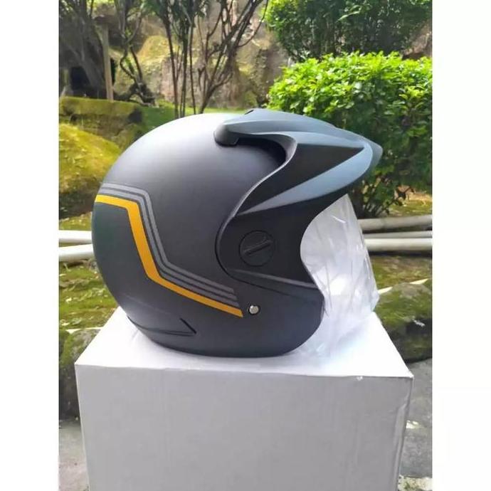 helm honda original half face