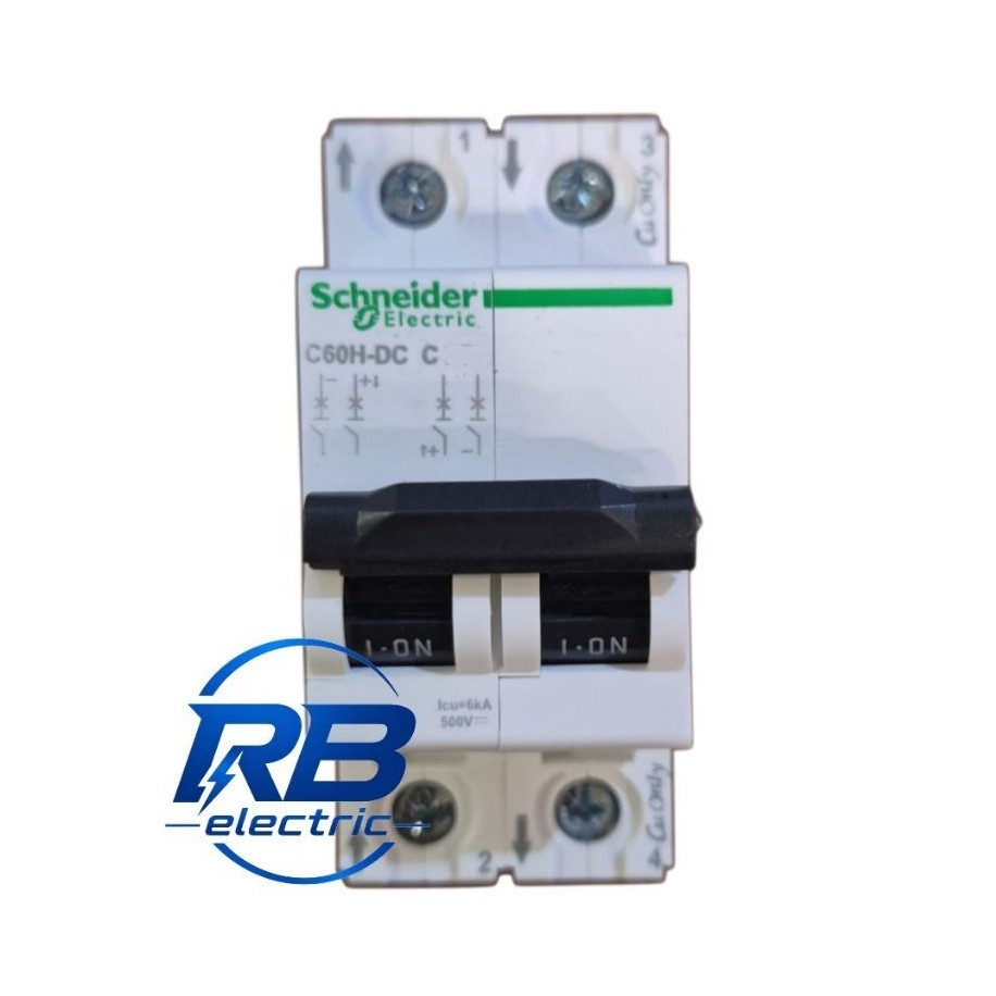 MCB DC SCHNEIDER C60H-DC 2P 63A SNI MCB DC 2 POLE