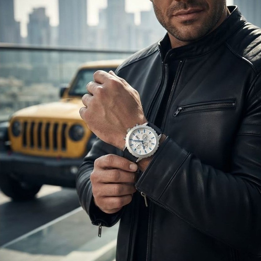 JAM TANGAN PRIA ELEGAN JEEP CHRONO AKTIF KEMEWAHAN 002