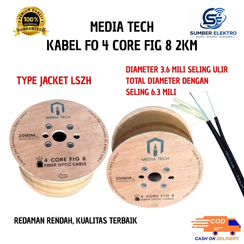 KABEL FO FIG 8 MEDIA TECH