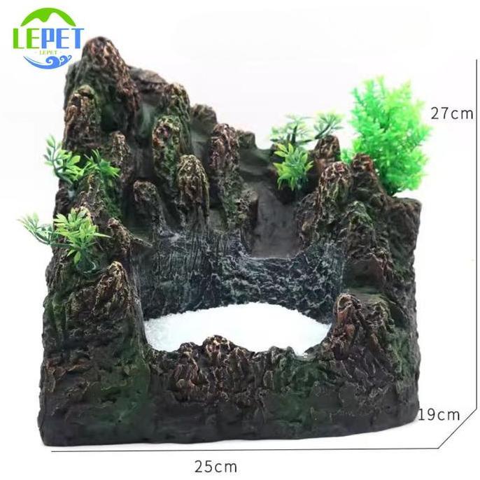 LEPET WATERFALL AQUASCAPE 20633 / HIASAN AQUARIUM TEBING AIR TERJUN