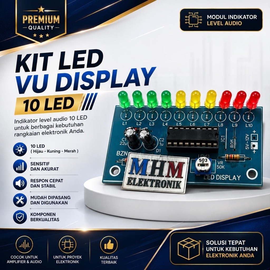 KIT LED VU DISPLAY 10 LED