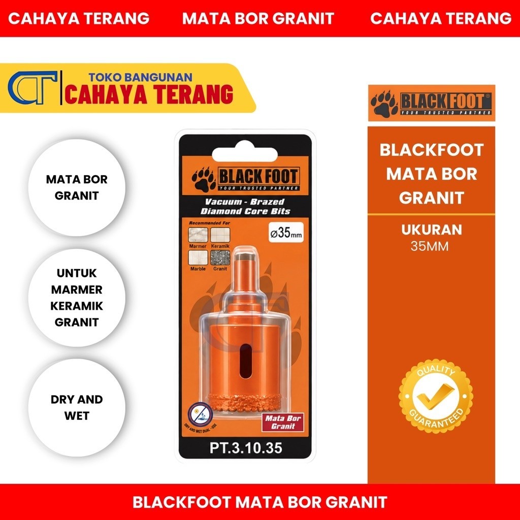 MATA BOR GRANIT KERAMIK 35MM BLACKFOOT