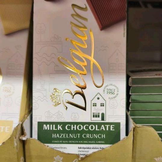 Belgian Milk Choclate Hazelnut Crunch 100 Gr