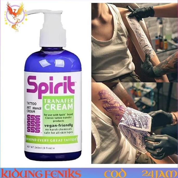 240mL 8oz Stencil Stuff Gel Transfer Tato Desain Akurat Praktik Serta Keperluan Tato Profesional