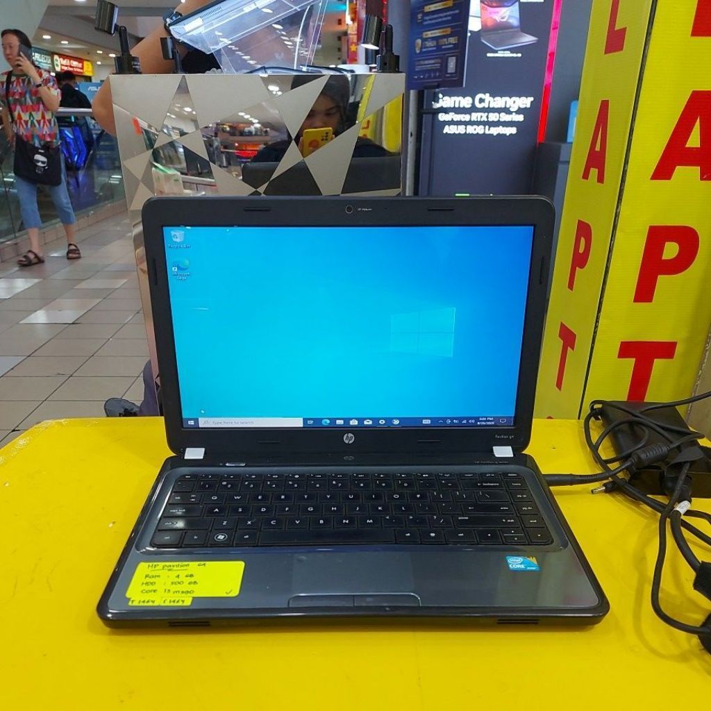 Laptop Hp Pavilion G4 core i3 m390 RAM 4GB HDD 500GB minus tidak.ada baterai 1464