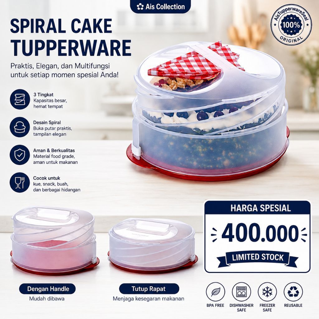 Tupperware Cake Taker Tupperware Original