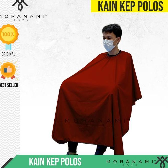 Goohair- Kain Kep Kip Cukur Rambut Kain Pangkas Rambut Motif Rna Polos