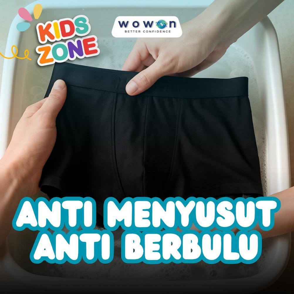hot (3 pcs) wowon kids boxer - boxer anak anti bakteri - extreme comfort boxer