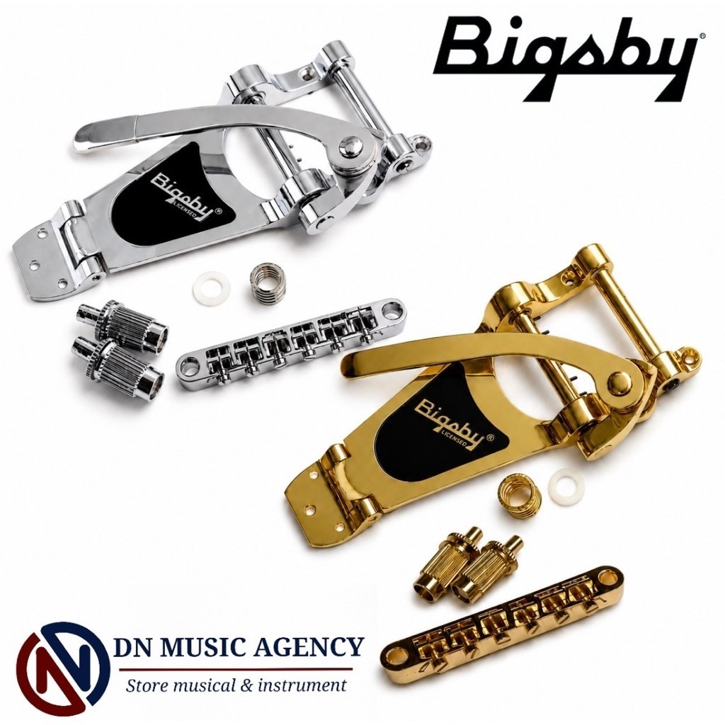 Tremolo bigsby B70 vibrato bridge gitar original licenced