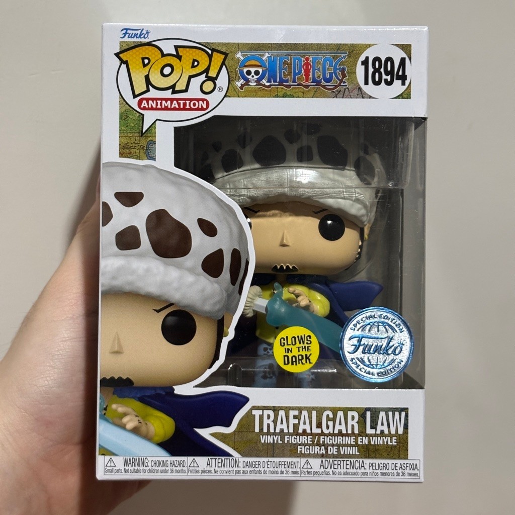 Funko Pop TRAFALGAR LAW Glow in the dark One Piece Funko Special Edition 1894