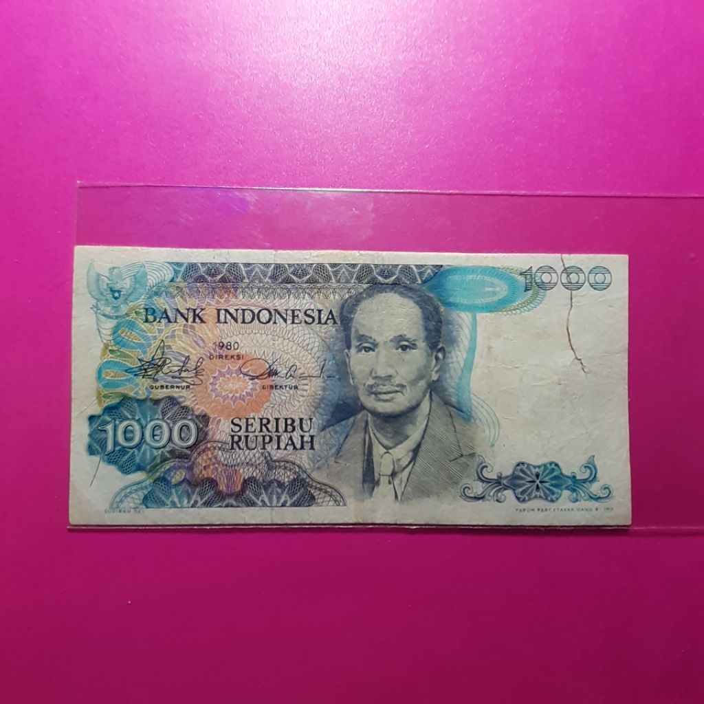 uang 1000 rupiah sutomo 1980