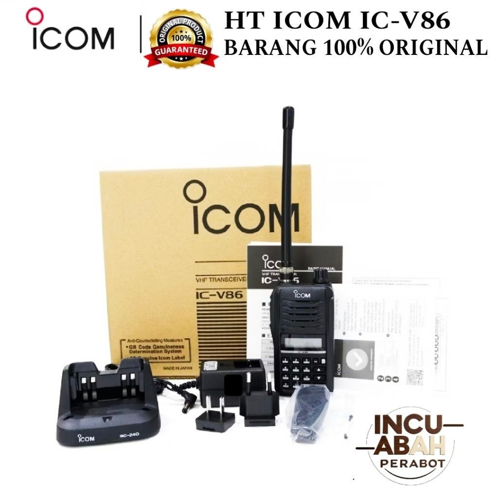 HT ICOM IC-V86 / RADIO HT ICOM IC - V86, VHF 136-174 MHz ( ORIGINAL )