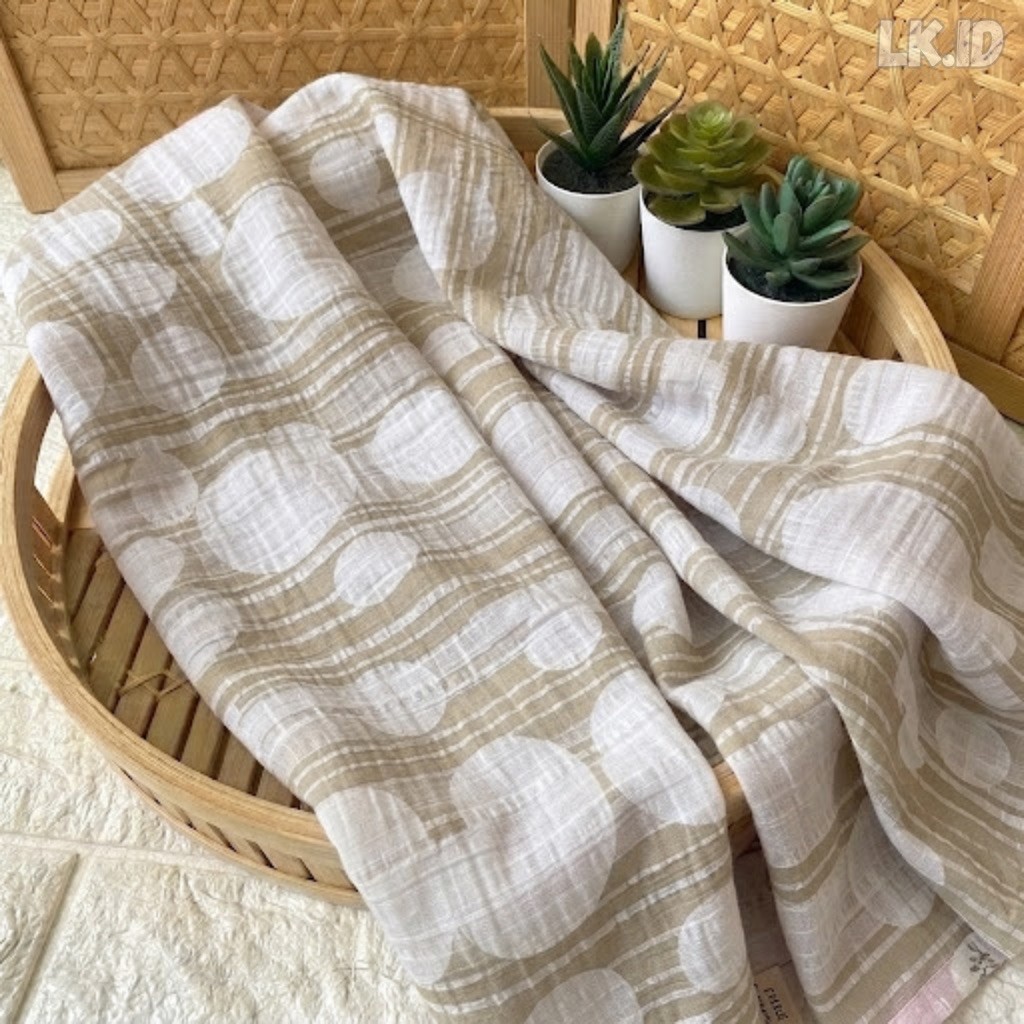 Kain katun paris crinkle - katun crinkle motif - kain crinkle - kain katun crinkle - crinkle cantik 