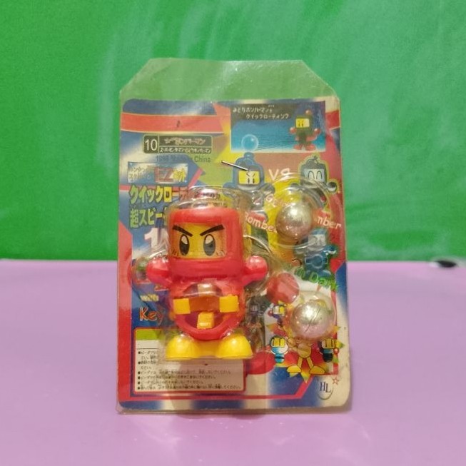Figure B-DAMAN BAKUGAIDEN / BOMBERMAN - RED BOMBER - NOS Murah Retro Vintage Rare Koleksi Mainan Ana