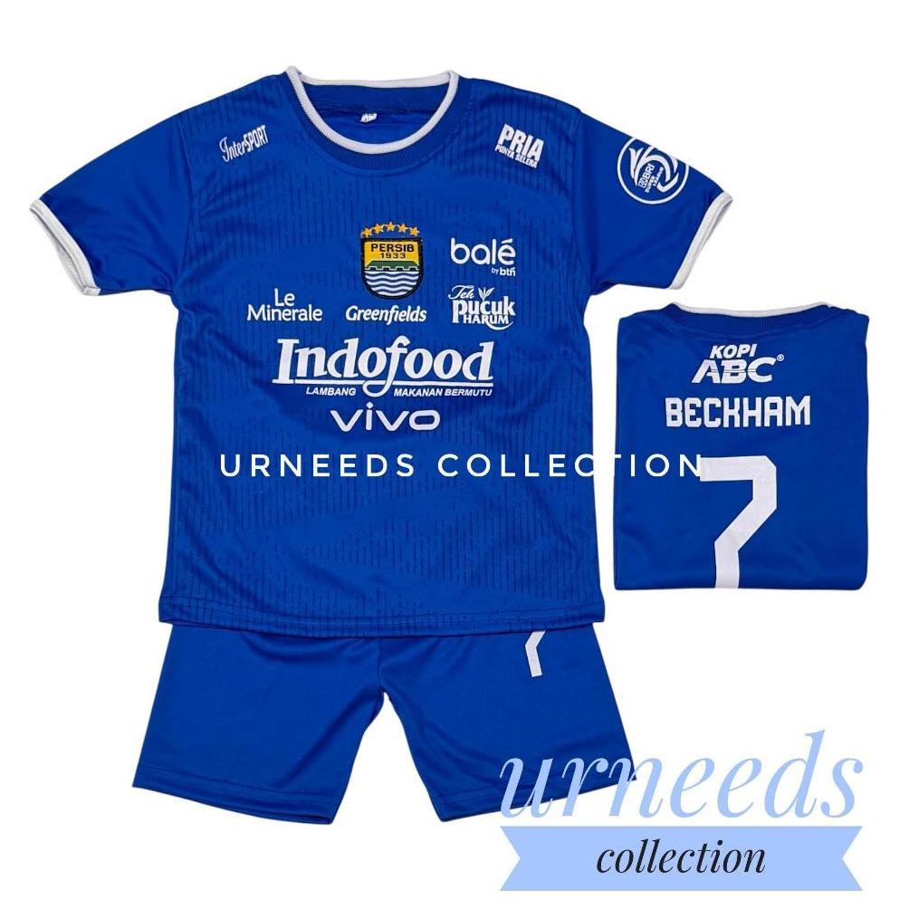 TERMURAH Setelan Baju Bola Anak Persib Biru Bintang 2 Beckham 1 - 14 Tahun Jersey Timnas Liga Piala 