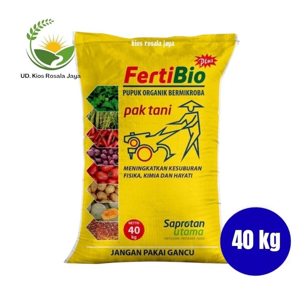 Pupuk Organik Ferti Bio Plus kemasan 40 kg