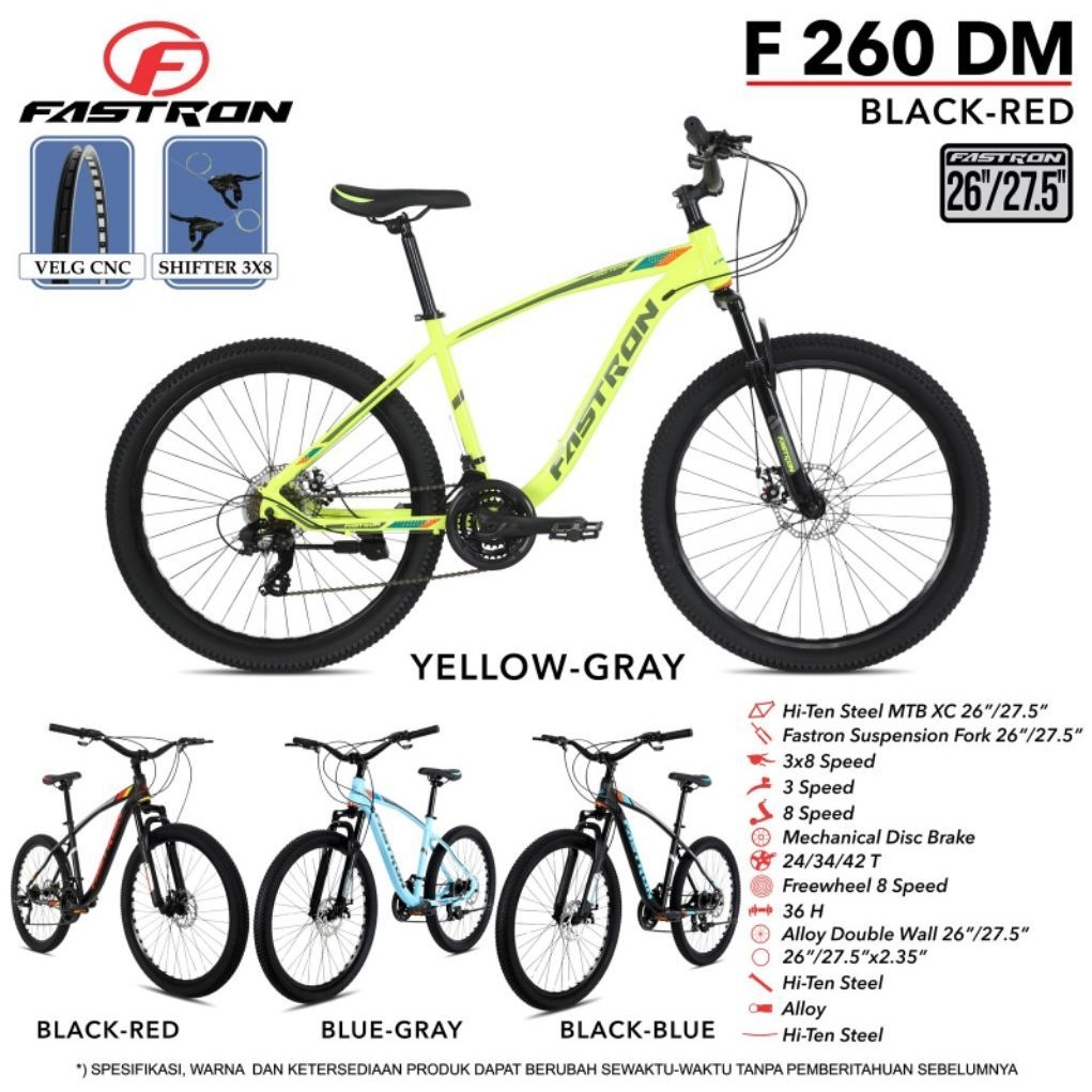 SEPEDA MTB 26 FASTRON F260L