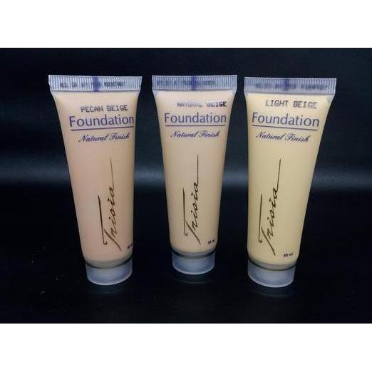 Ace- Trisia Foundation Natural Finish Concealer Jah - Alas Bedak Tidak Lengket &