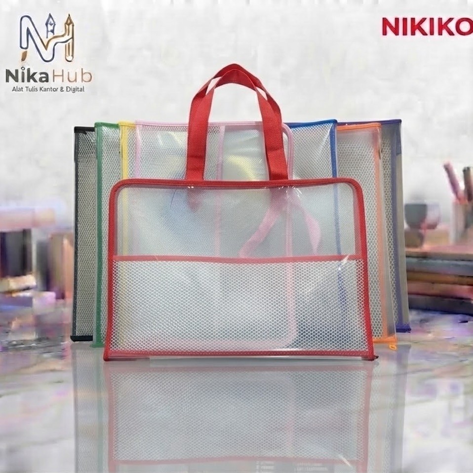 NIKIKO map zipper tenteng/map sletting tenteng/tas map file berbahan tebal