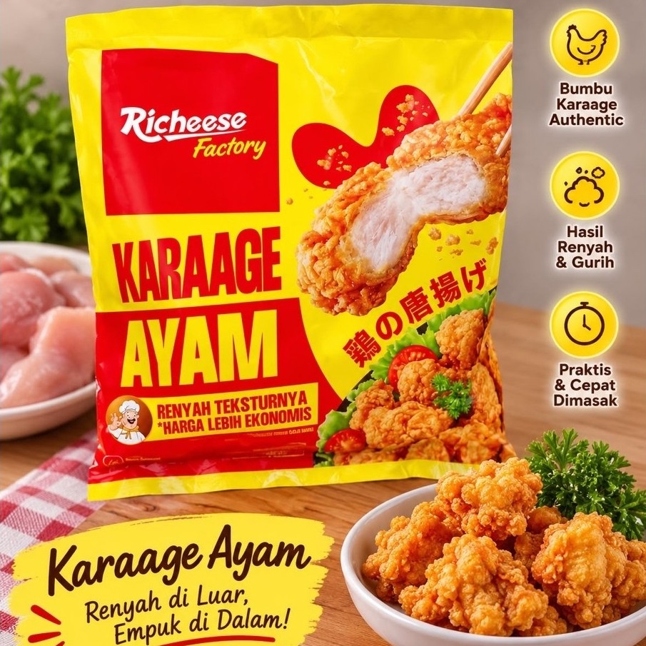 Richeese karage ayam 410 gr