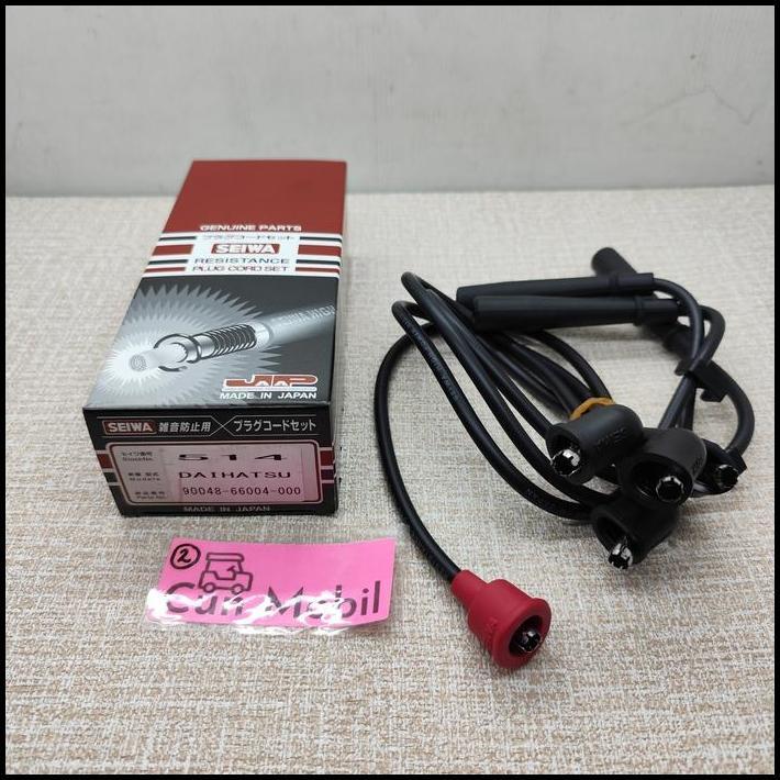 GRATIS ONGKIR KABEL BUSI HIJET 1000, G10 MERK SEIWA MADE IN JEPANG (514) 90048-66004 