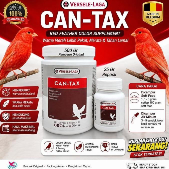 best seller] VERSELE LAGA - CANTAX VITAMIN PEWARNA MERAH BURUNG RED KENARI CANTAXIN