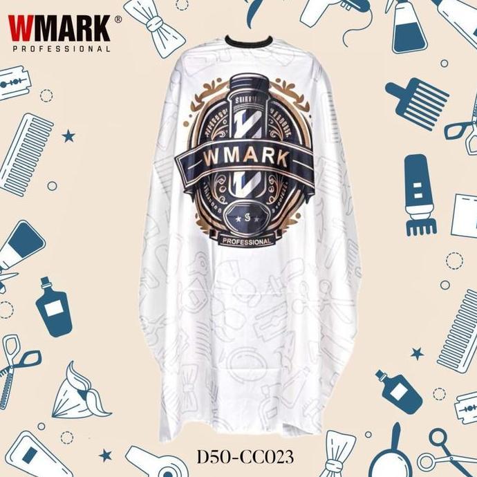Gohair- Kain Kep Kip Wmark Barbershop Hairdressing Cutting Cape 140 X 160 Cm