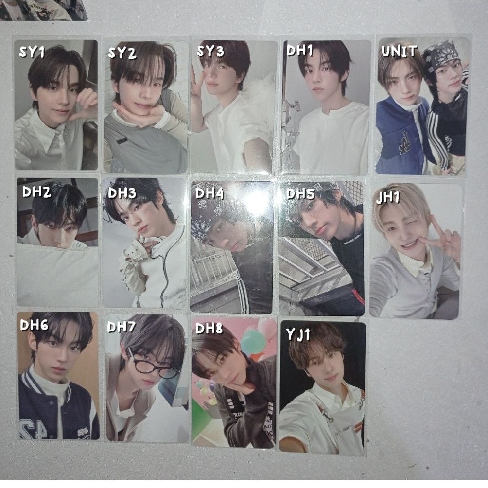 PHOTOCARD OFFICIAL TWS SHINYU DOHOON YOUNGJAE JIHOON