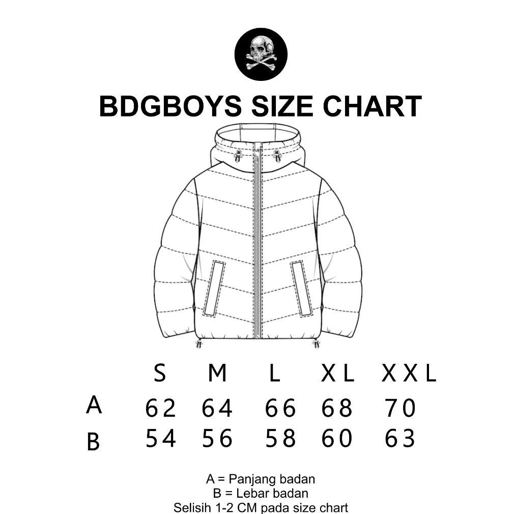 New Bdgboys Jacket Puffer Reflective