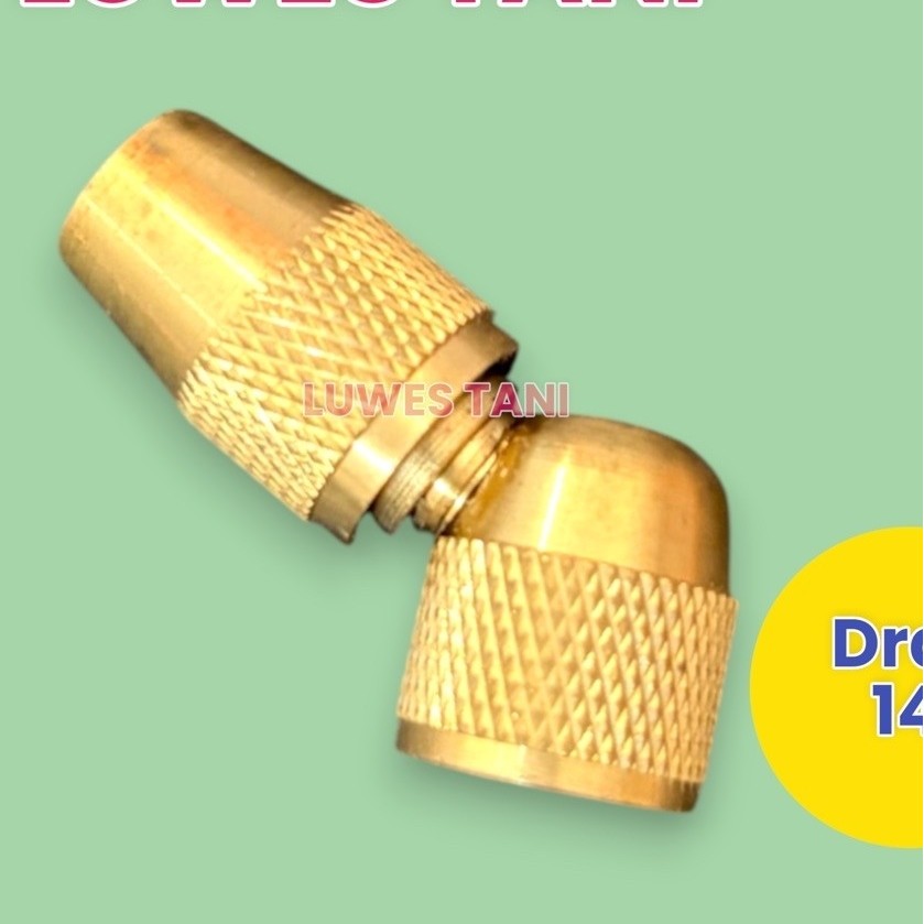 Nozzle Lubang 1 Nozzle Sprayer Besi bengkok 1 Lubang tanika