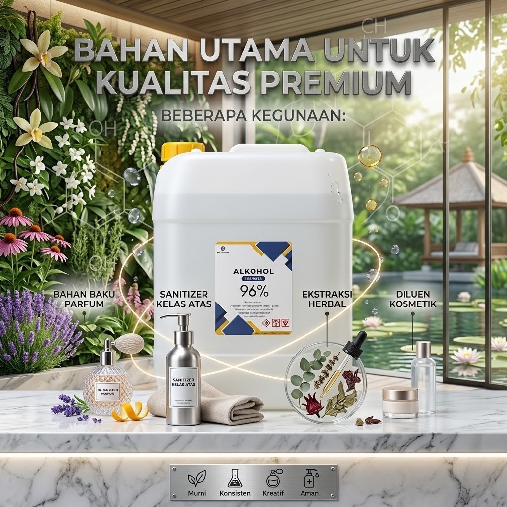 ALKOHOL / ETANOL 96% KEMASAN 20 LITER
