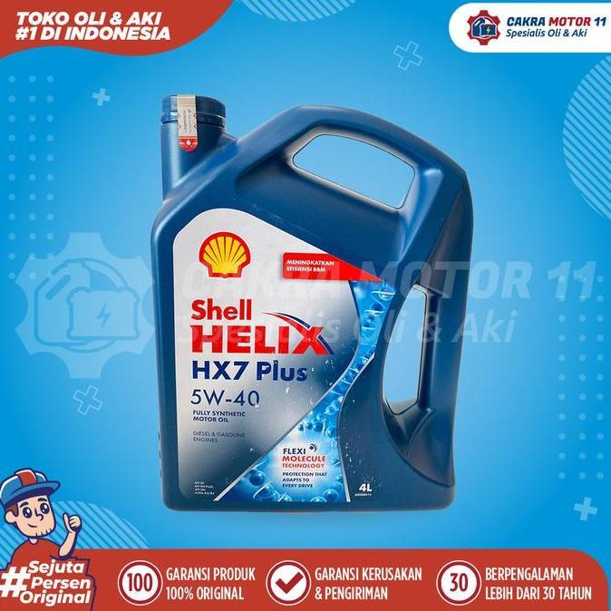 SHELL HELIX HX7 5W40 4LT OLI BENSIN DIESEL