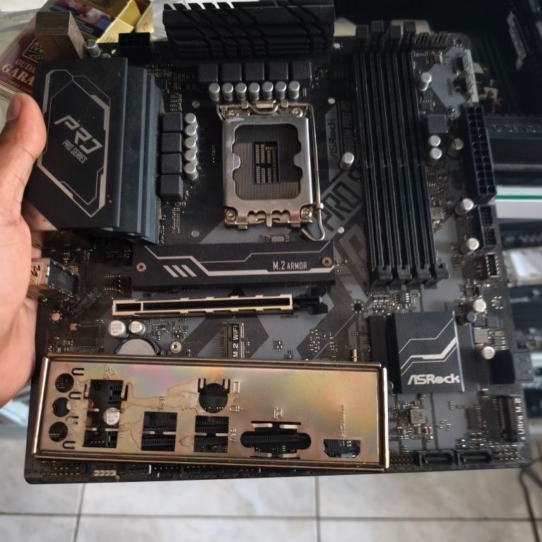 paket mobo i5 12400f + b660m ASRock lga 1700 ddr4