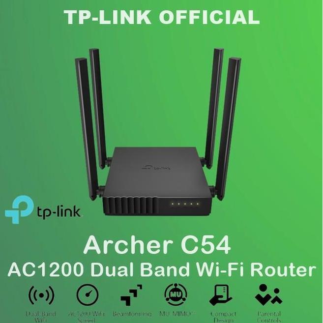 Tplink Archer C54 Ac1200 Dualband Wifi Router Tplink Archer C 54