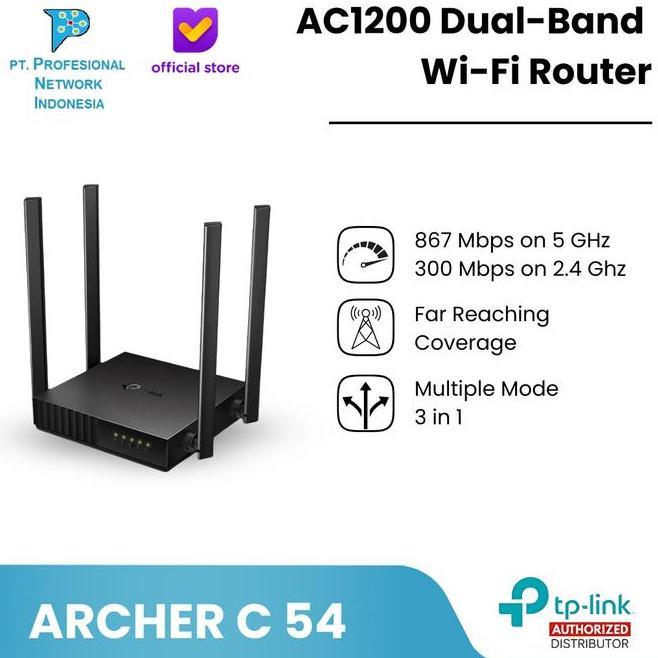 Tplink Archer C54 Ac1200 Dualband Wifi Router Tplink Archer C 54